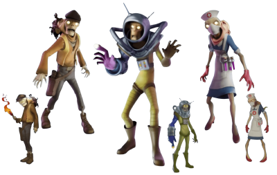 transparent fortnite zombies png - Rose png