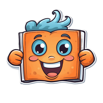 Book sticker png - Rose png