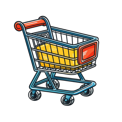 shopping cart - Rose Png