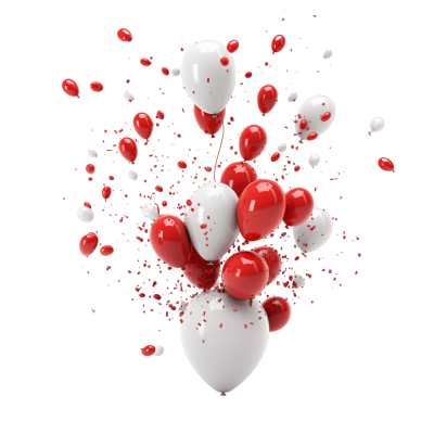 Balloons png - Rose png
