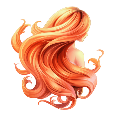Hair png - Rose png
