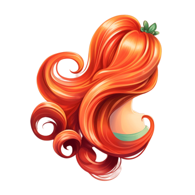 Hair png - Rose png