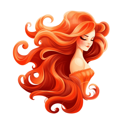 Hair png - Rose png
