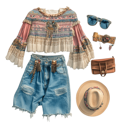 coachella festival outfits for a chic & stylish look | Download High-Quality Transparent PNG Image