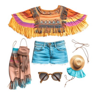 coachella festival outfits fashion trends | Download High-Quality Transparent PNG Image